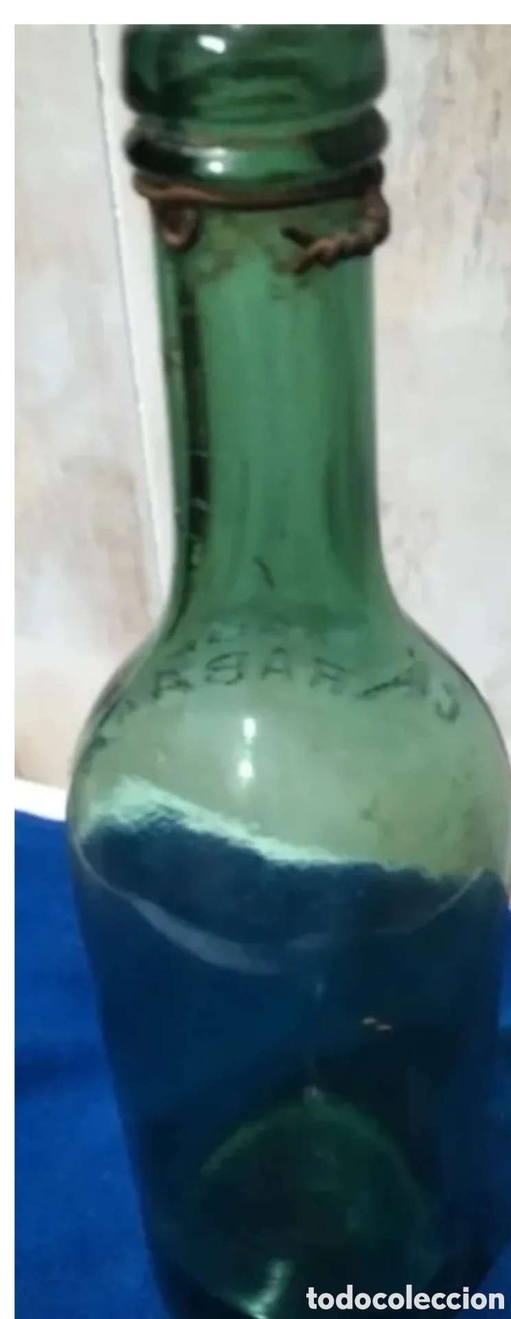 Botellas antiguas: Botella de vidrio muy antigua. - Foto 2
