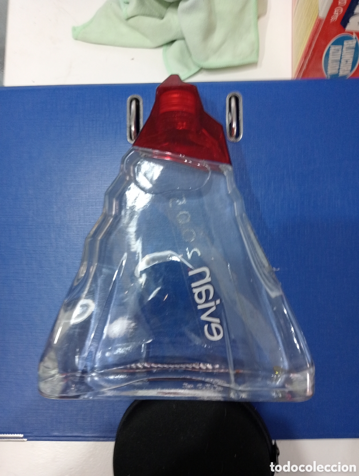Botellas antiguas: Botella de agua EVIAN 2005 - Foto 2
