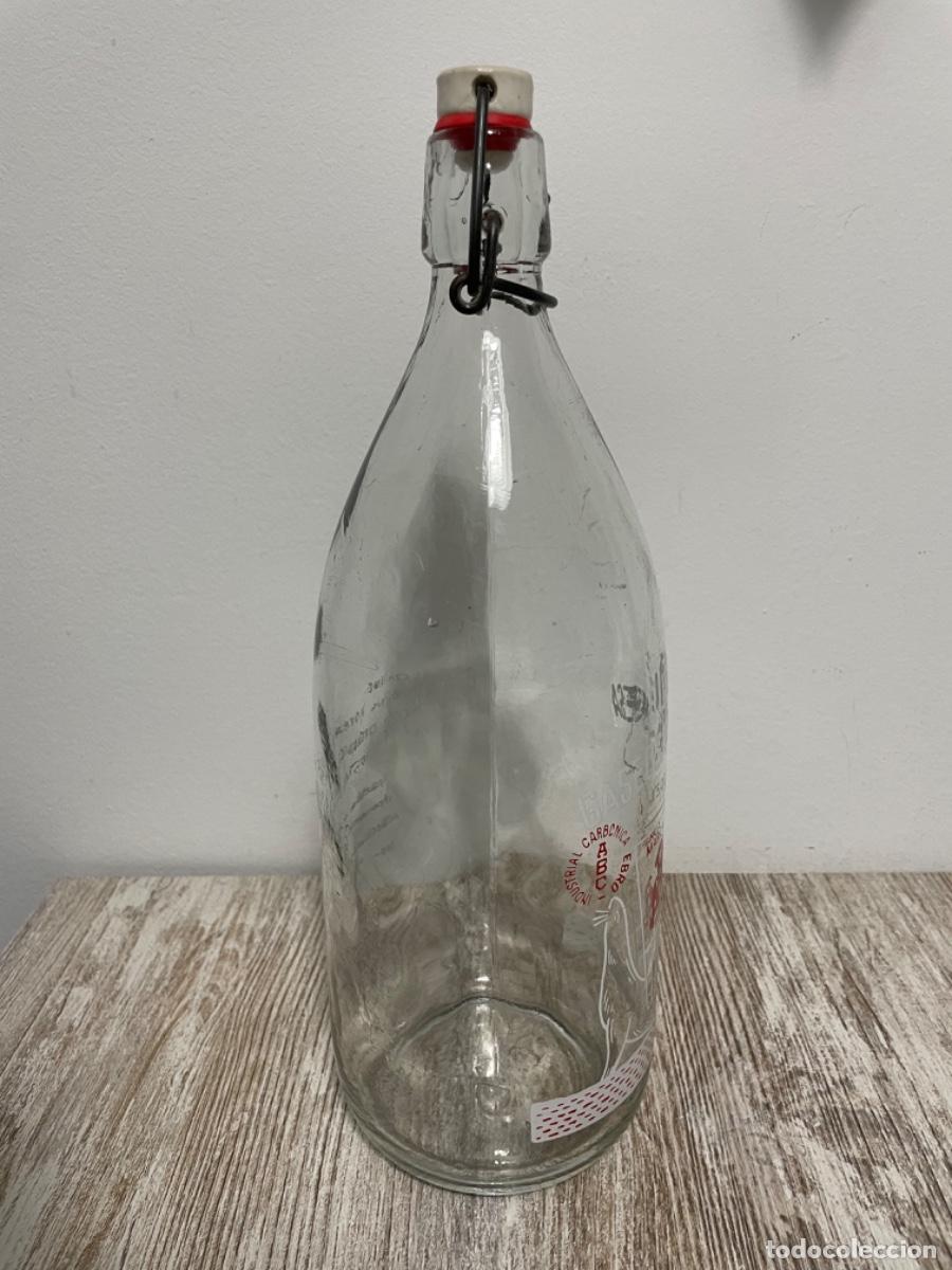 Botellas antiguas: BOTELLA GASEOSA GRANDE ABC - Foto 6