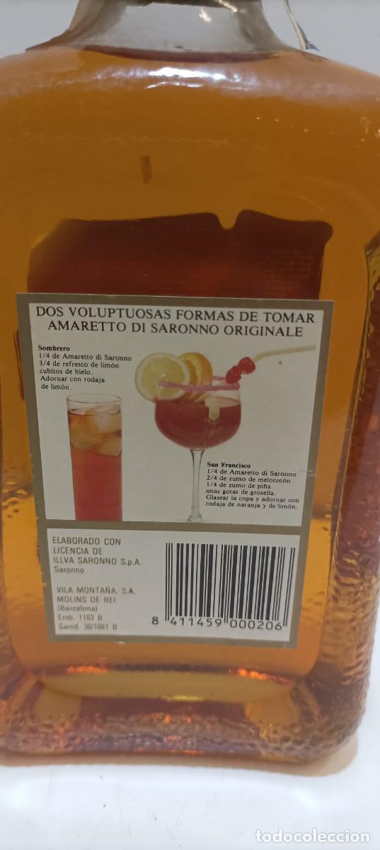 Botellas antiguas: BOTELLA AMARETTO DISARONNO PRECINTADA - Foto 5