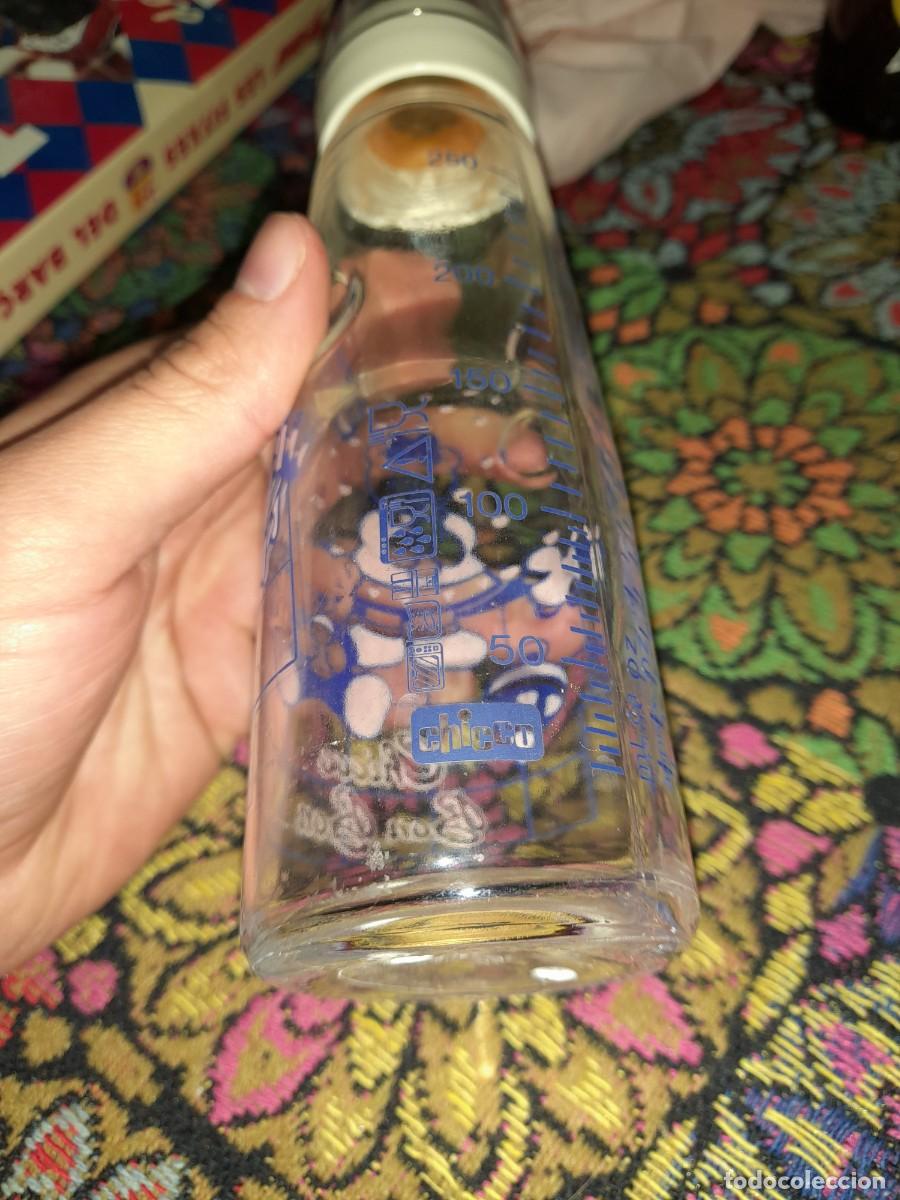 Botellas antiguas: Biberon de cristal Chicco Bon Bon - Foto 2