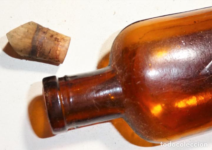 Botellas antiguas: ANTIGUA BOTELLA CON TAPON - Foto 3