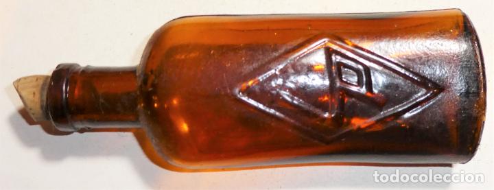 Botellas antiguas: ANTIGUA BOTELLA CON TAPON - Foto 1