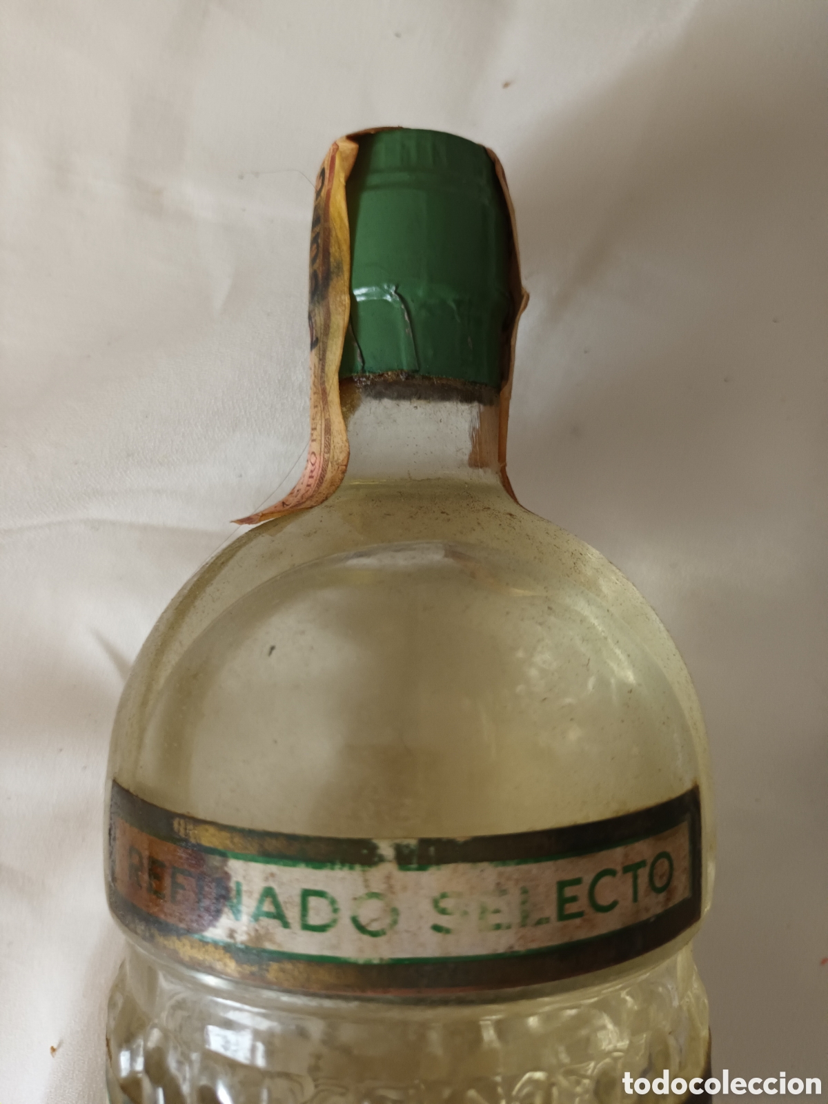 Botellas antiguas: Antigua botella de An&iacute;s Pedro Domecg - Foto 3