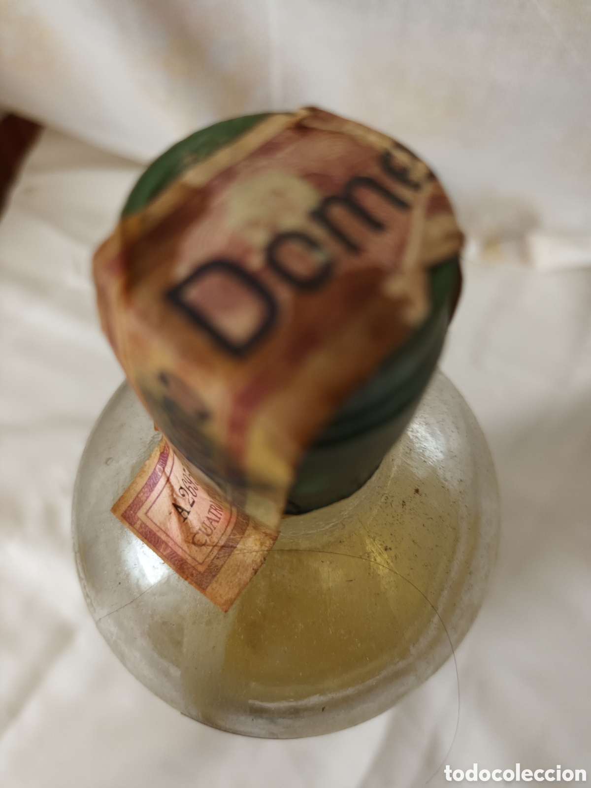 Botellas antiguas: Antigua botella de An&iacute;s Pedro Domecg - Foto 4