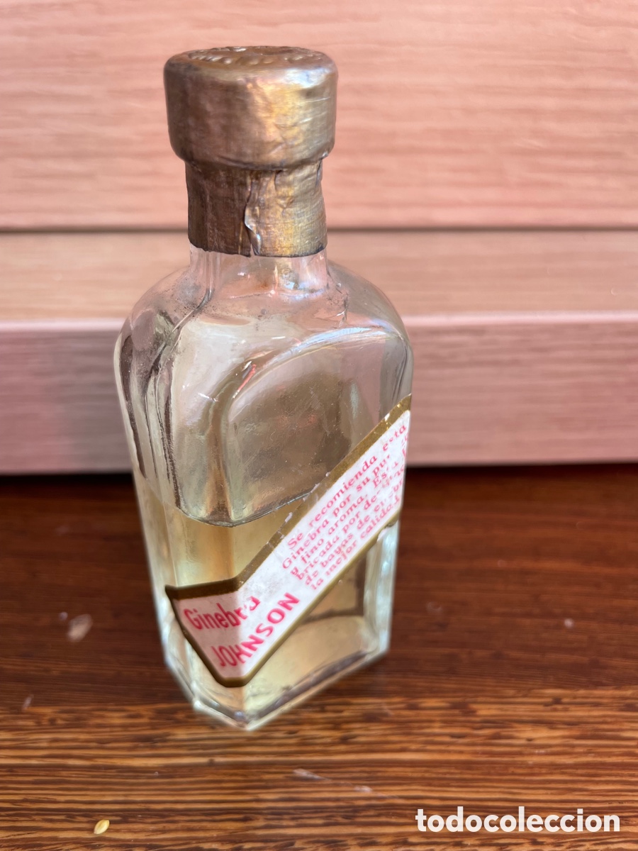 Botellas antiguas: Ginebra seca triple JOHNSON - Foto 5