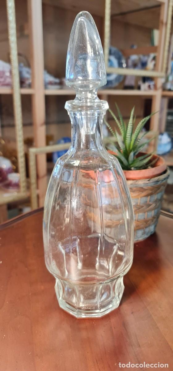 Botellas antiguas: Botella Licorera cristal - Foto 2
