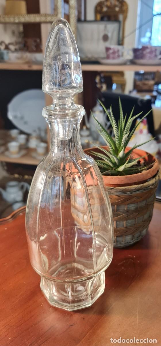 Botellas antiguas: Botella Licorera cristal - Foto 5