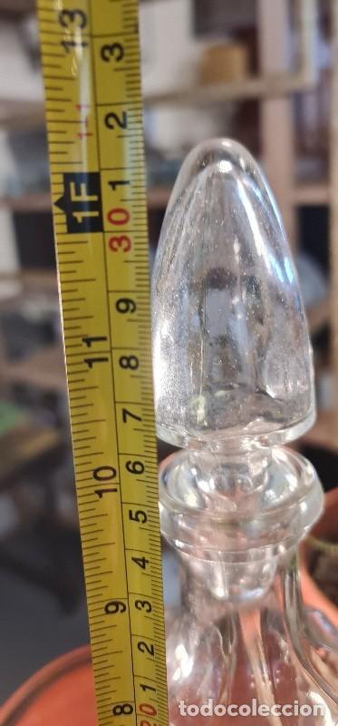 Botellas antiguas: Botella Licorera cristal - Foto 6