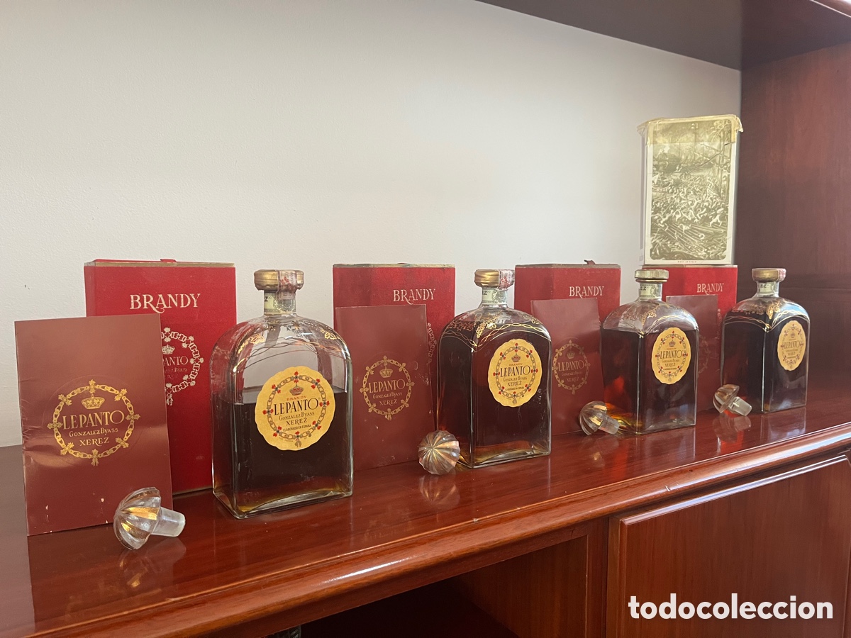Botellas antiguas: Brandy Lepanto - Foto 2