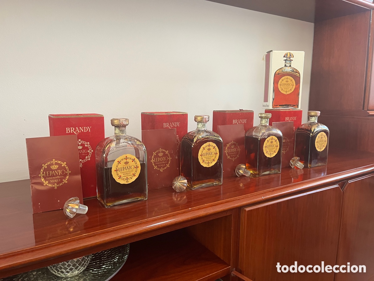 Botellas antiguas: Brandy Lepanto - Foto 1