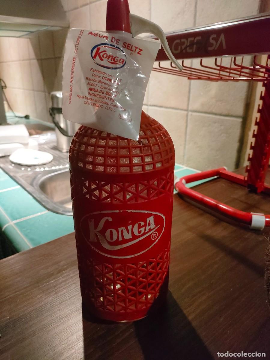 Botellas antiguas: Botella sif&oacute;n Konga - Foto 1