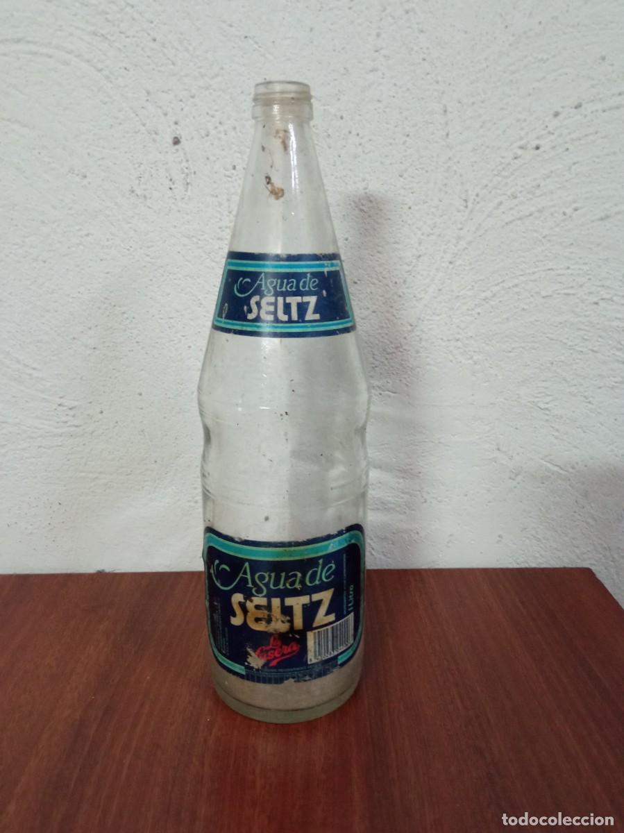 Botellas antiguas: Botella agua de seltz la casera - Foto 1