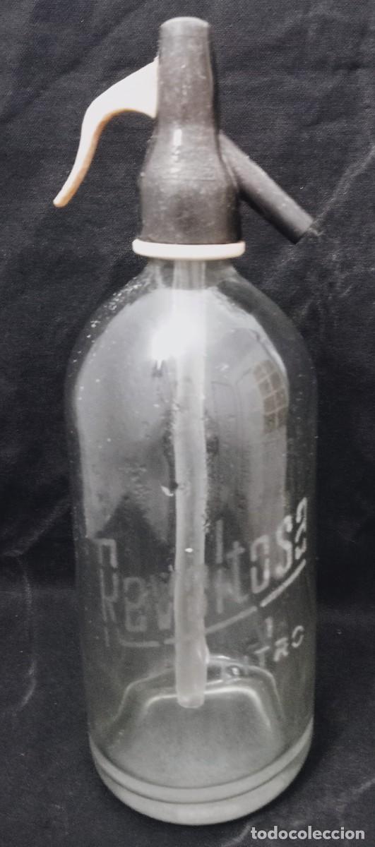 Botellas antiguas: SIF&Oacute;N REVOLTOSA, 1 LITRO - Foto 1