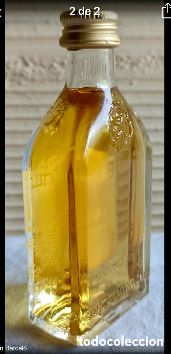 Botellas antiguas: BOTELLLA RON BARCEL&Oacute; A&Ntilde;EJO - Foto 3