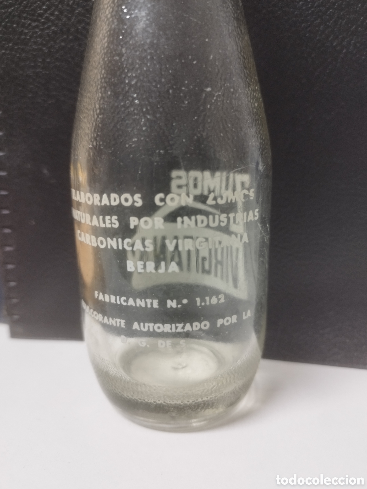 Botellas antiguas: Botella zumo la virgitana berja almeria - Foto 2