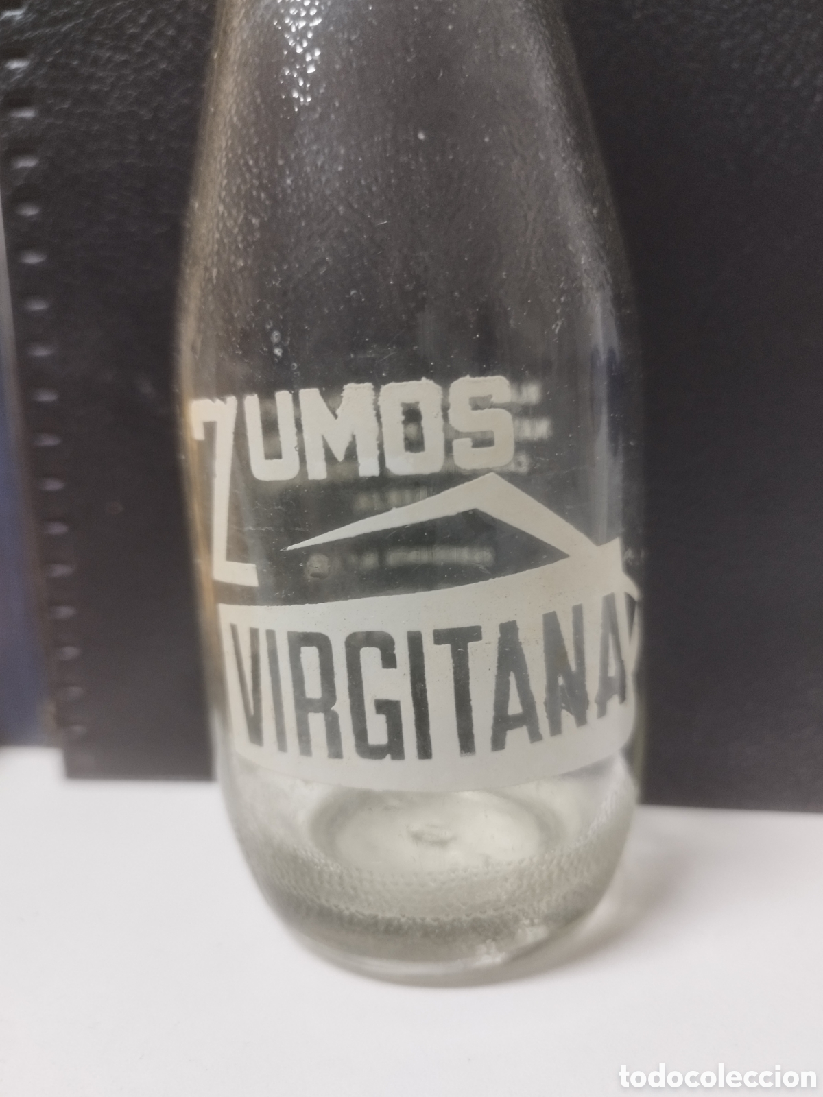 Botellas antiguas: Botella zumo la virgitana berja almeria - Foto 3