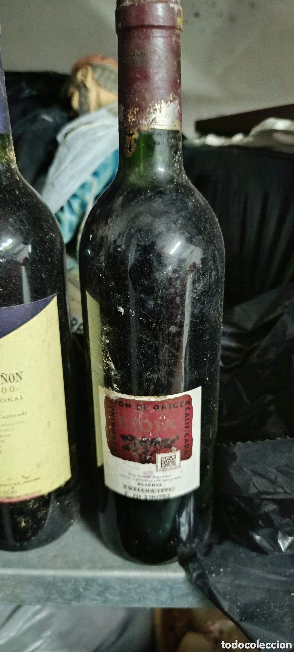 Botellas antiguas: Florentino de lecanda reserva 1991 - Foto 2