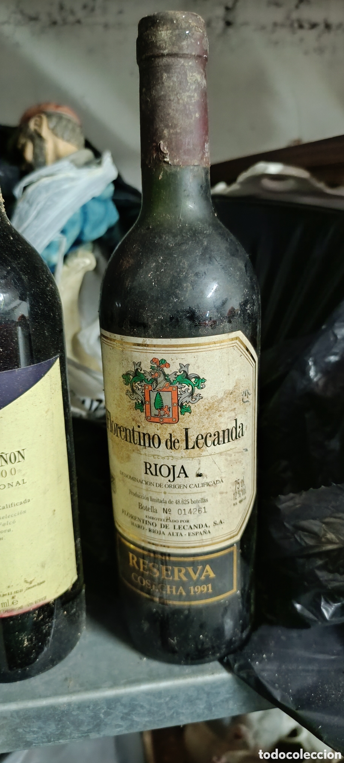Botellas antiguas: Florentino de lecanda reserva 1991 - Foto 1
