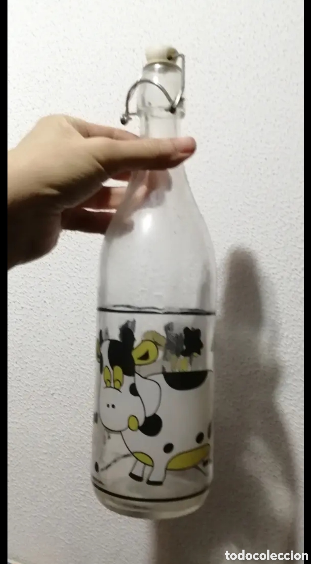 Botellas antiguas: Envase botella Milk antigua - Foto 2