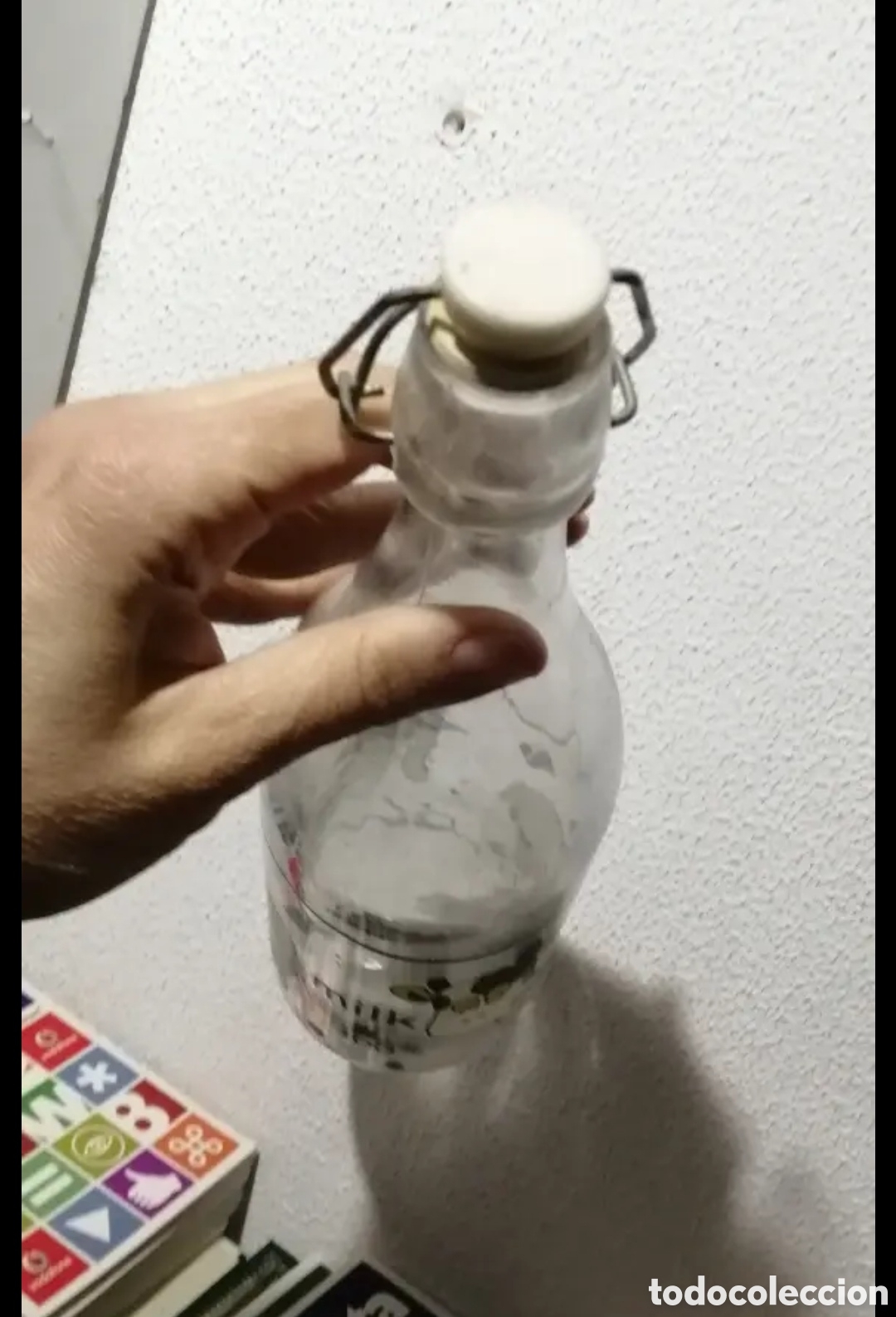 Botellas antiguas: Envase botella Milk antigua - Foto 5