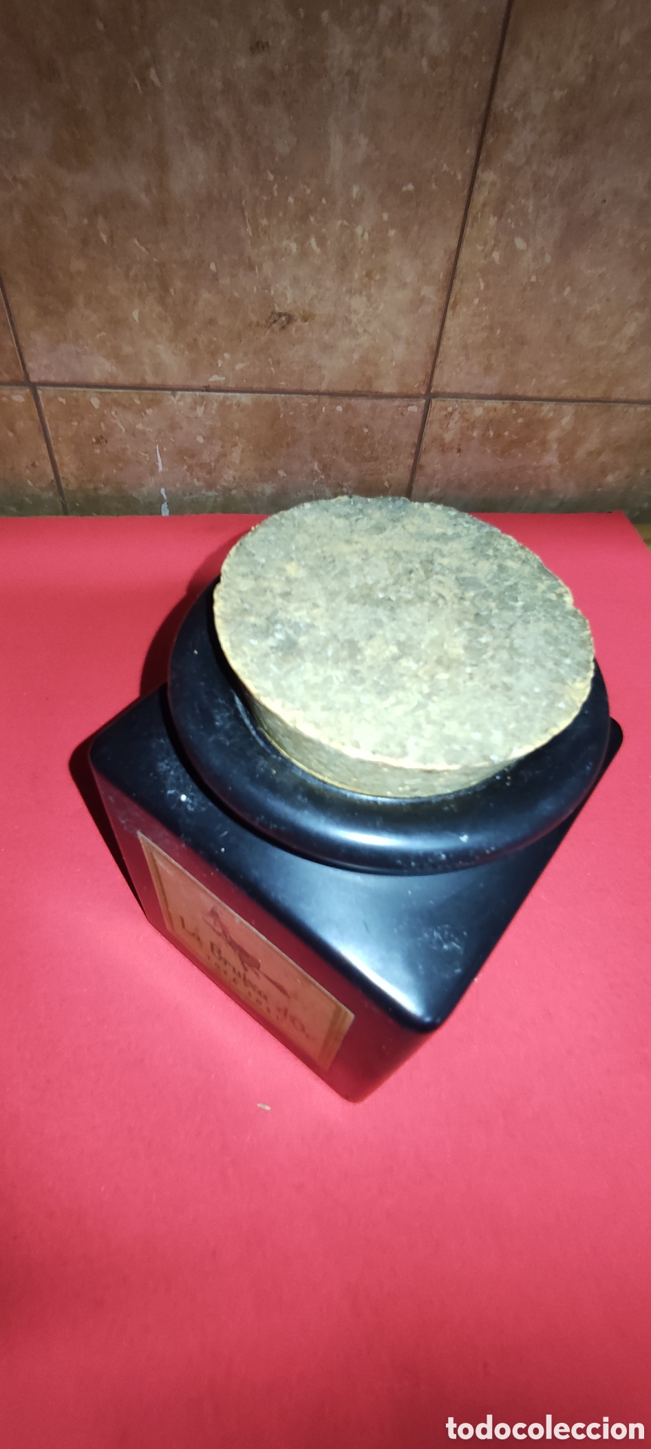 Botellas antiguas: BOTE DE CRISTAL LA BRUJA DE ORO - Foto 4