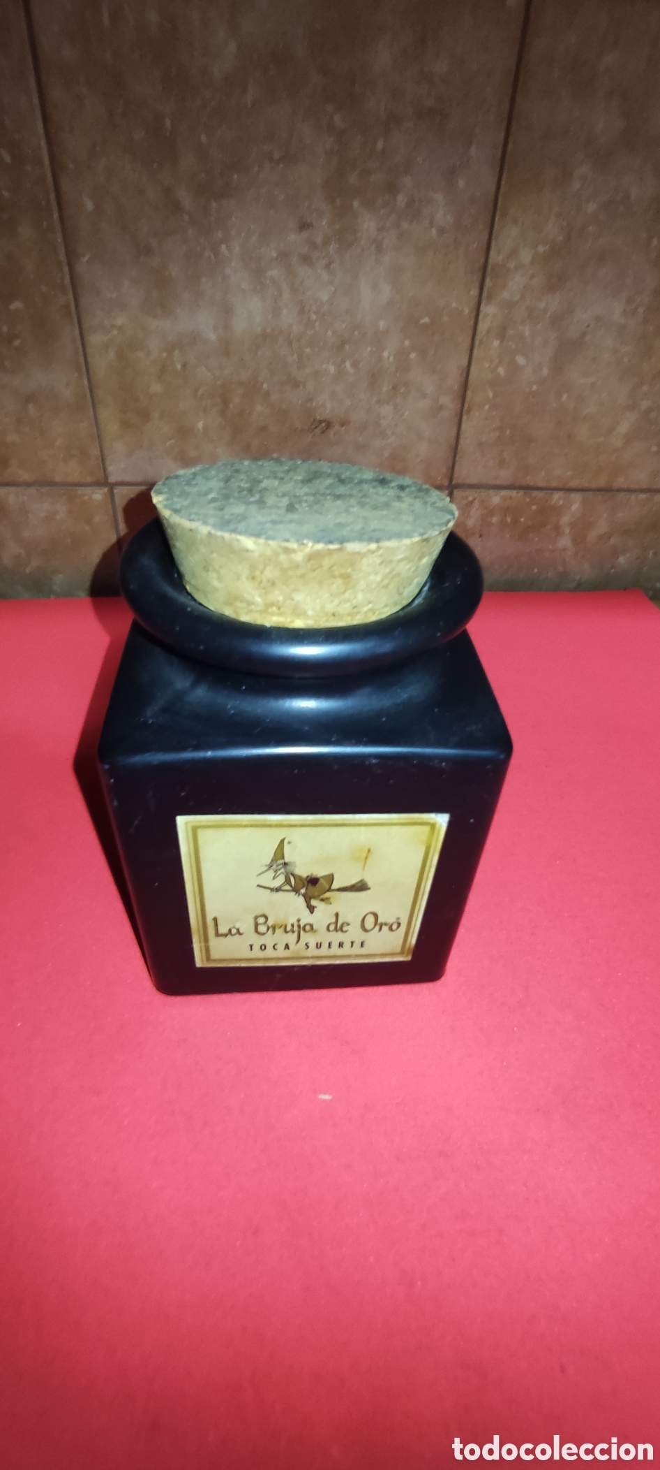 Botellas antiguas: BOTE DE CRISTAL LA BRUJA DE ORO - Foto 7
