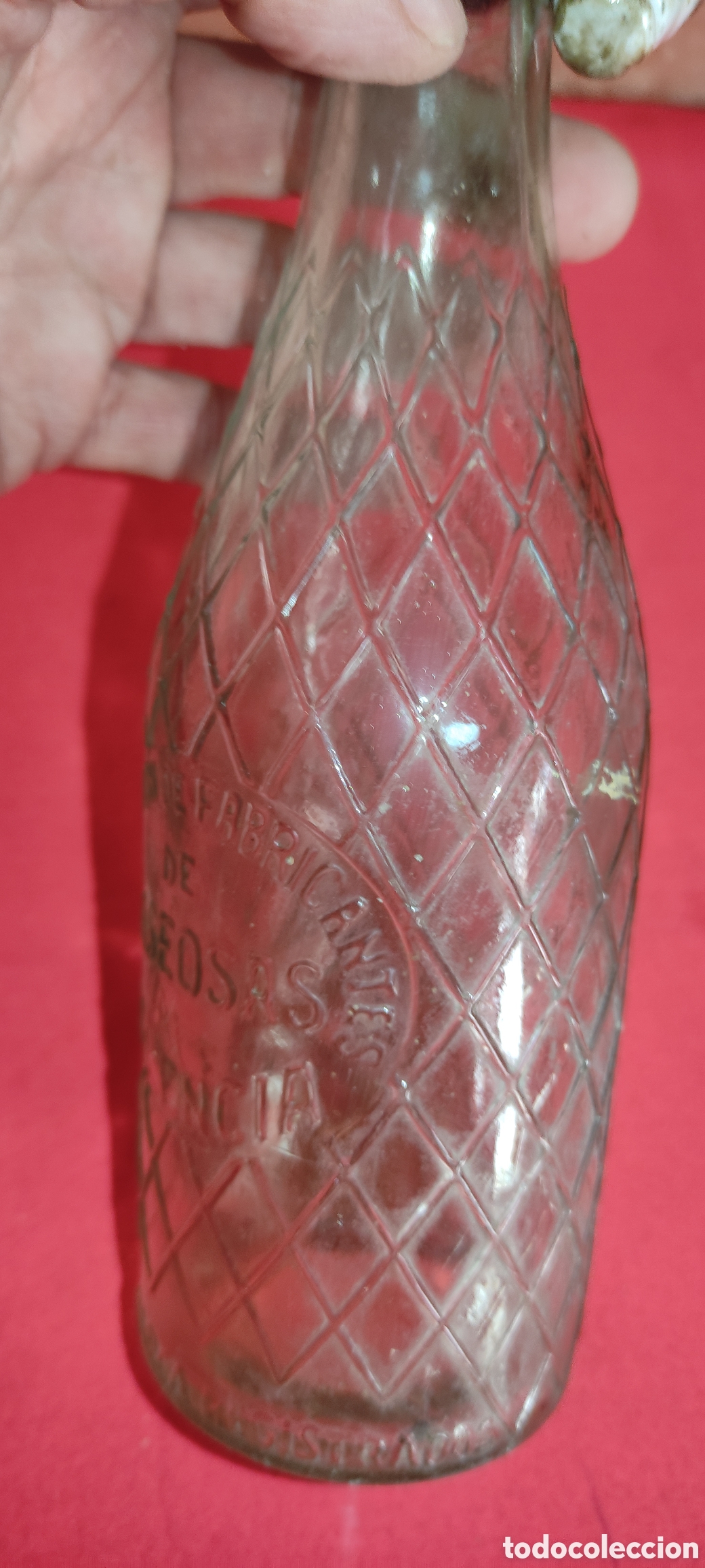 Botellas antiguas: BOTELLA DE GASEOSA ANTIGUA - Foto 3