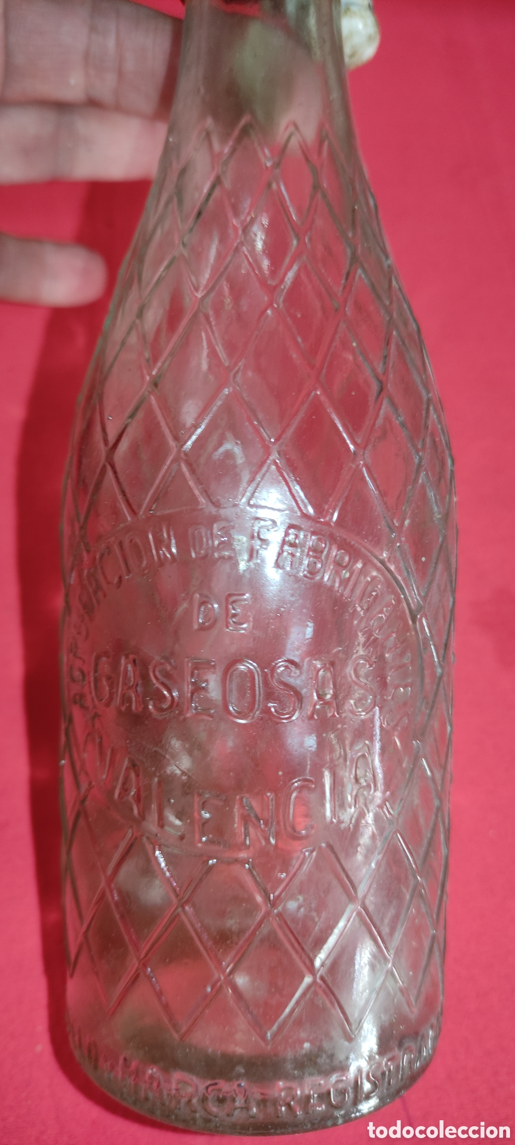 Botellas antiguas: BOTELLA DE GASEOSA ANTIGUA - Foto 4