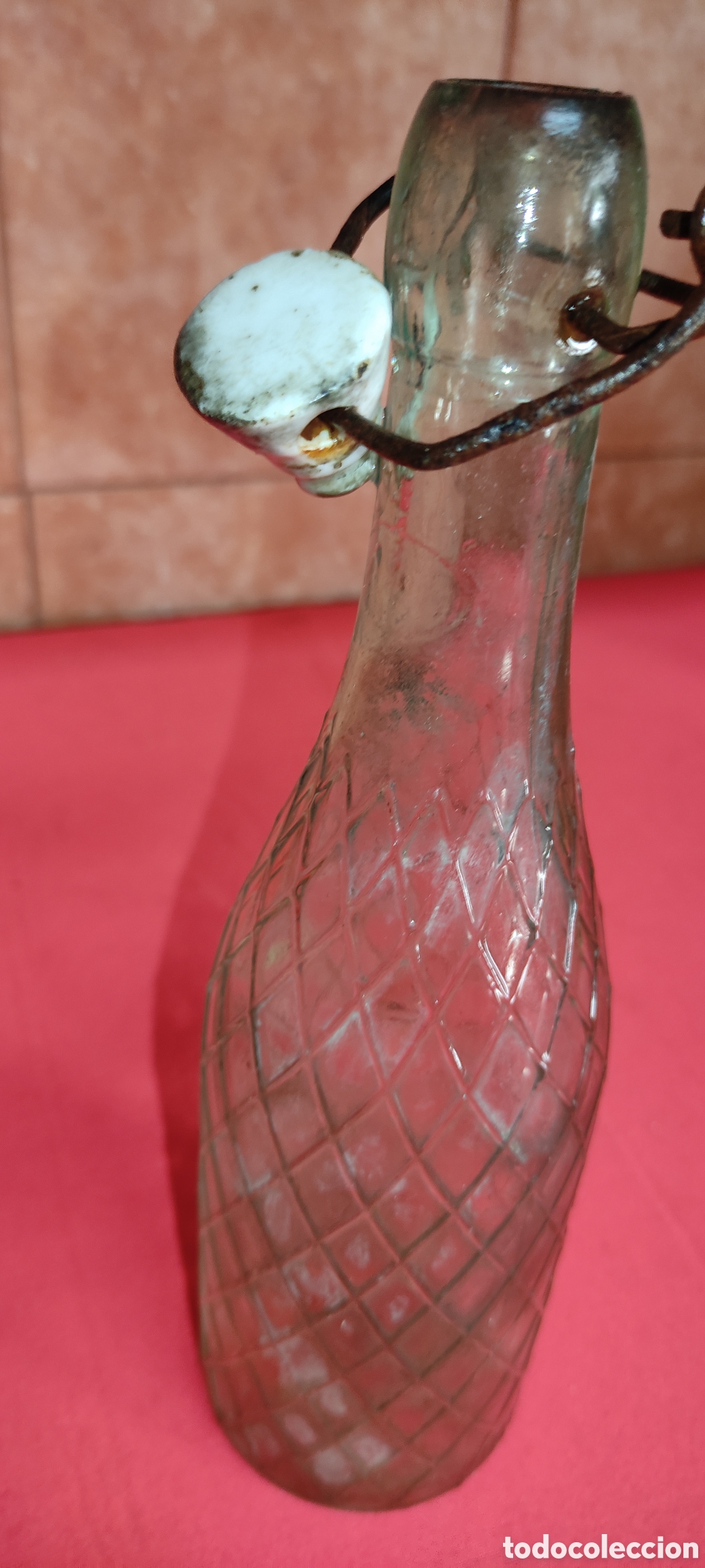 Botellas antiguas: BOTELLA DE GASEOSA ANTIGUA - Foto 5