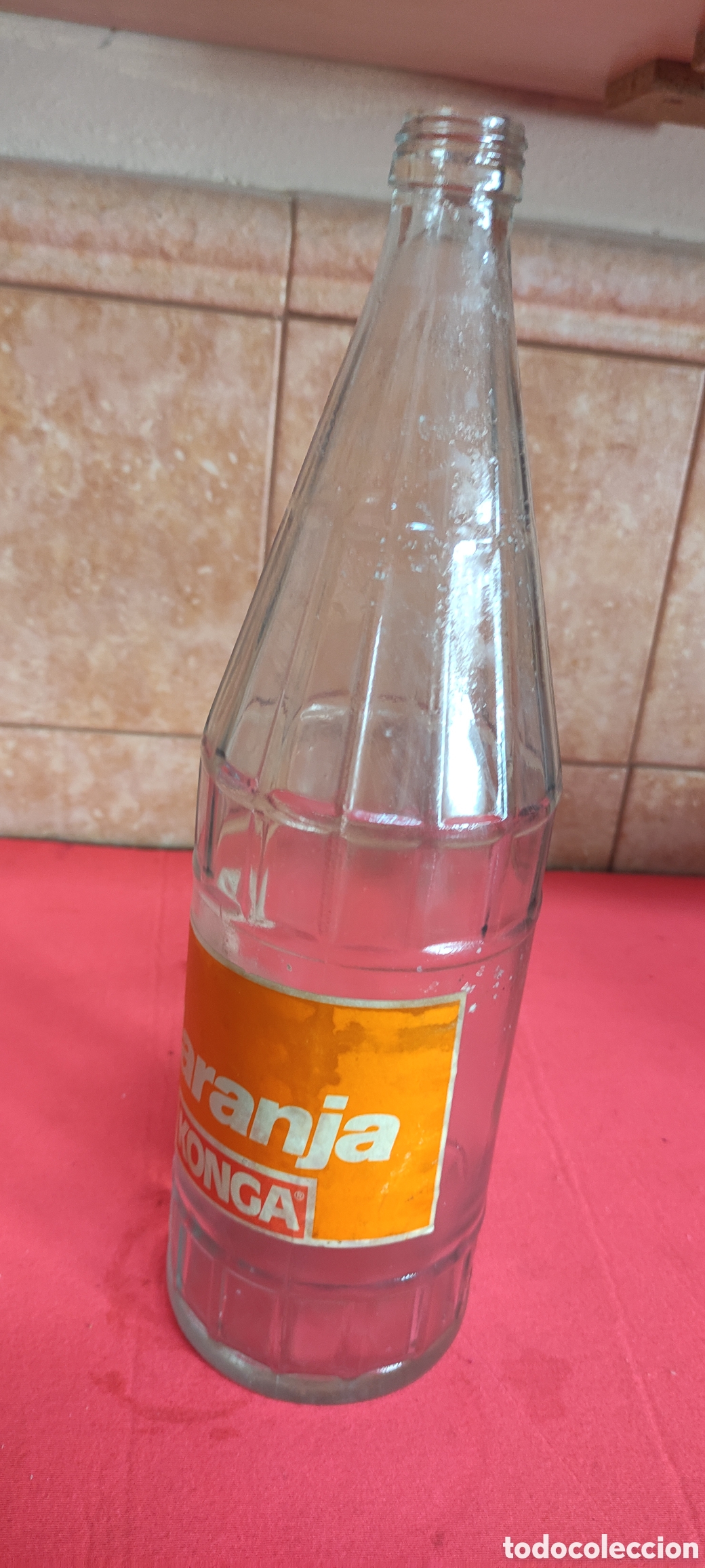 Botellas antiguas: BOTELLA NARANJA KONGA - Foto 2