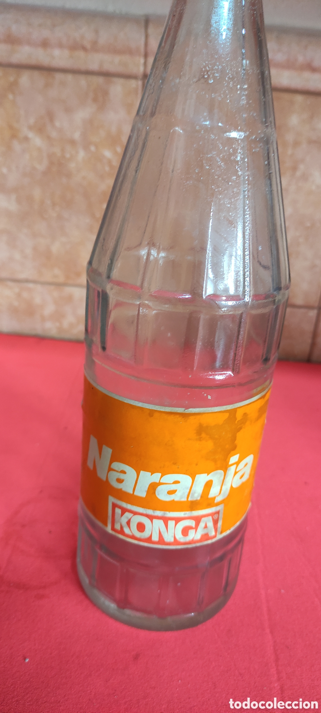 Botellas antiguas: BOTELLA NARANJA KONGA - Foto 4