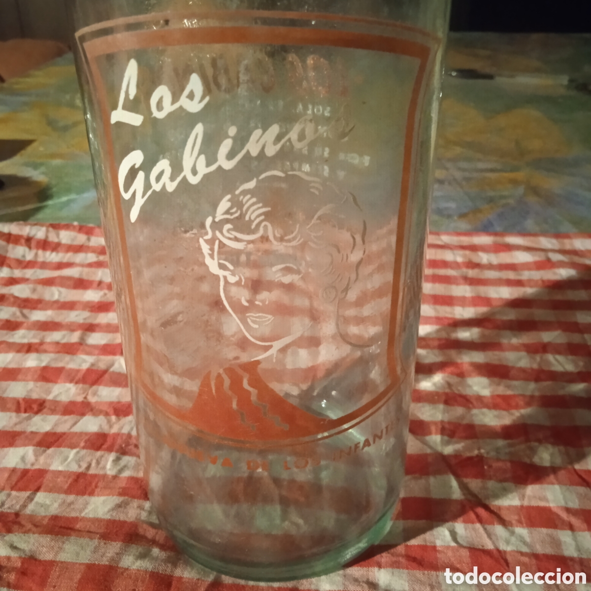 Botellas antiguas: Botella de gaseosa los gabinos - Foto 2