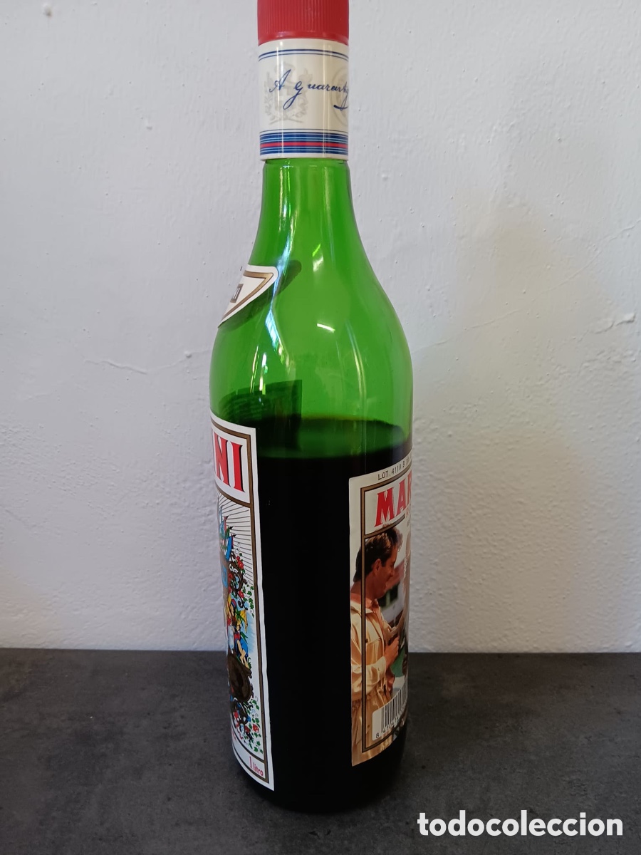 Botellas antiguas: BOTELLA DE MARTINI ANTIGUA - Foto 2