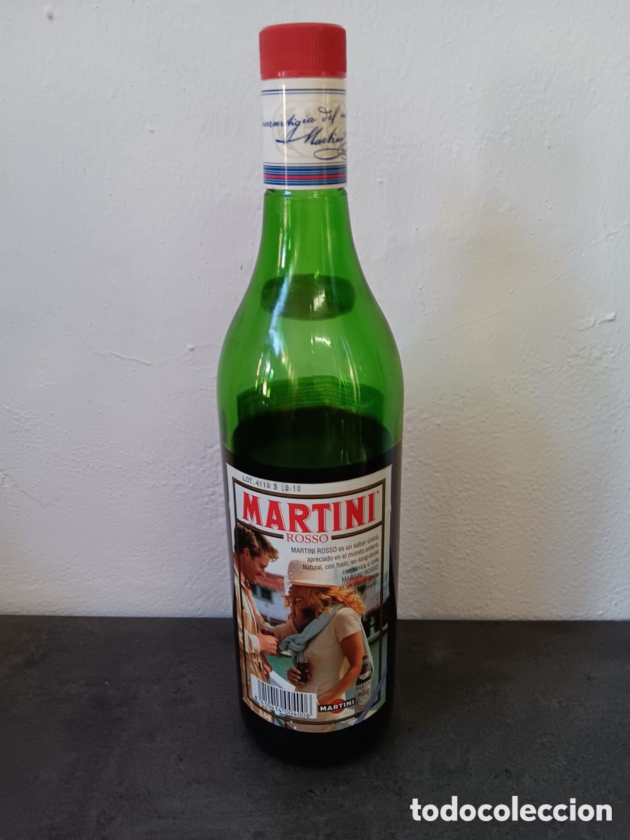 Botellas antiguas: BOTELLA DE MARTINI ANTIGUA - Foto 1
