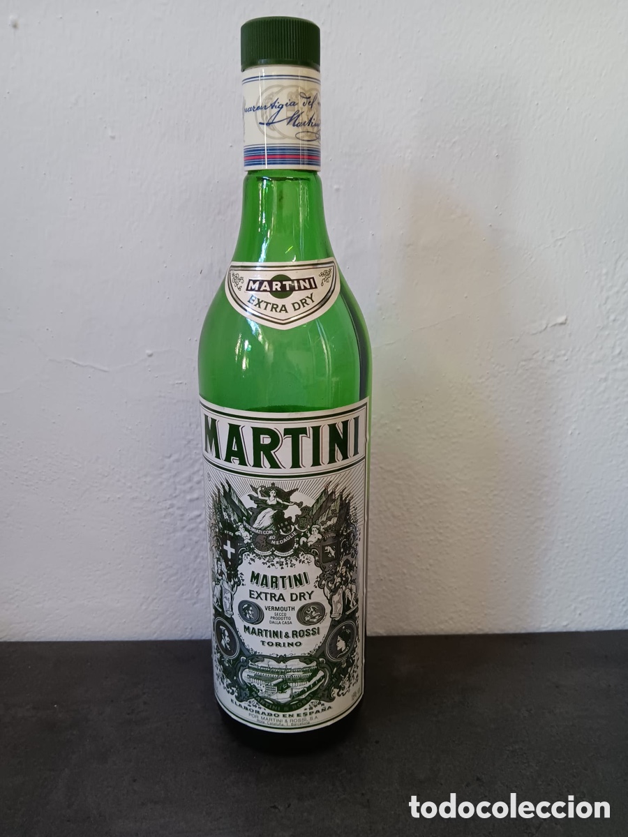 Botellas antiguas: BOTELLA DE MARTINI ANTIGUA - Foto 1