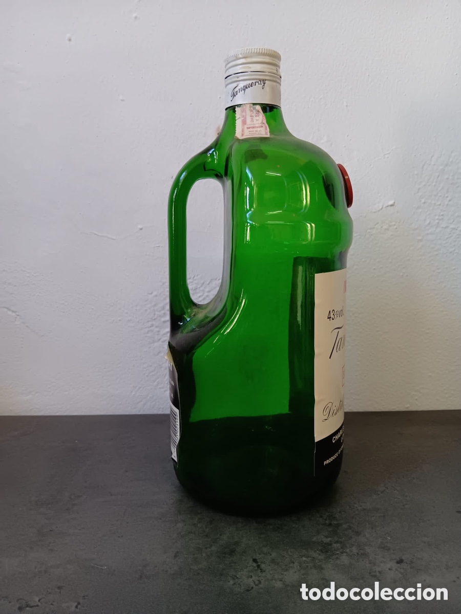 Botellas antiguas: BOTELLA DE TANQUERAY 1.75 litros - Foto 2