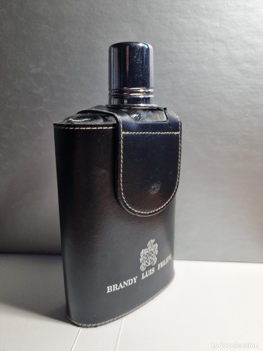 Botellas antiguas: PETACA BRANDY LUIS FELIPE - Foto 4
