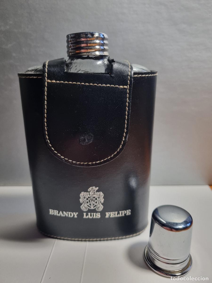 Botellas antiguas: PETACA BRANDY LUIS FELIPE - Foto 5