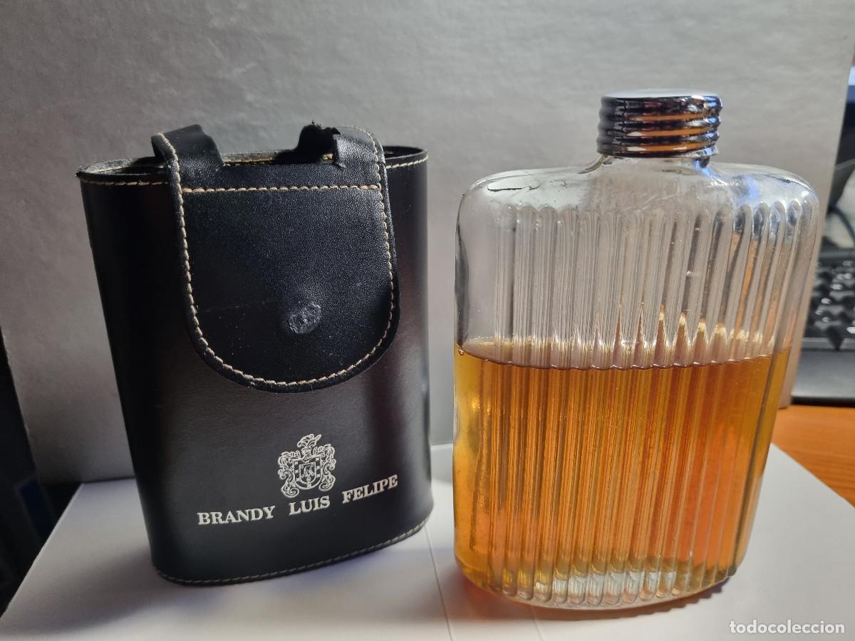 Botellas antiguas: PETACA BRANDY LUIS FELIPE - Foto 7