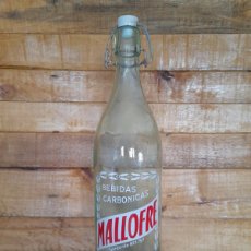 Botellas antiguas: BOTELLA DE GASEOSA MALLOFRE TARRASA CATALUÑA FABRICA N° 1797