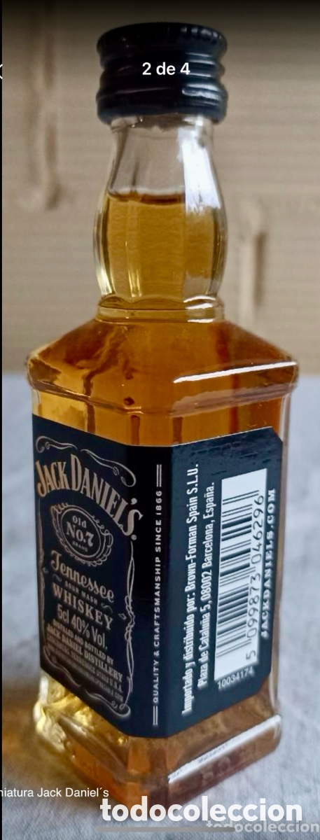 Botellas antiguas: Botella de Jack Daniel - Foto 2