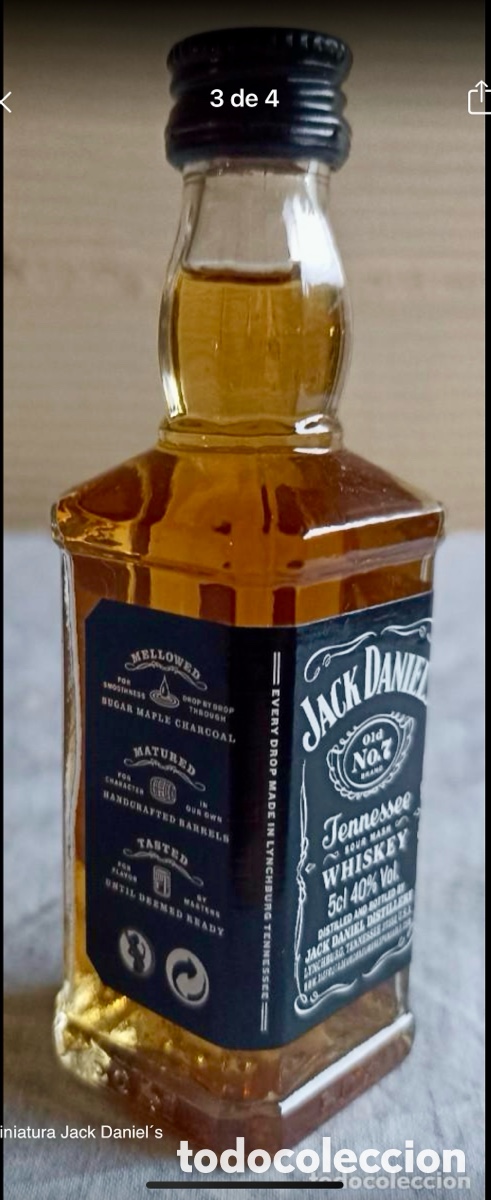 Botellas antiguas: Botella de Jack Daniel - Foto 3