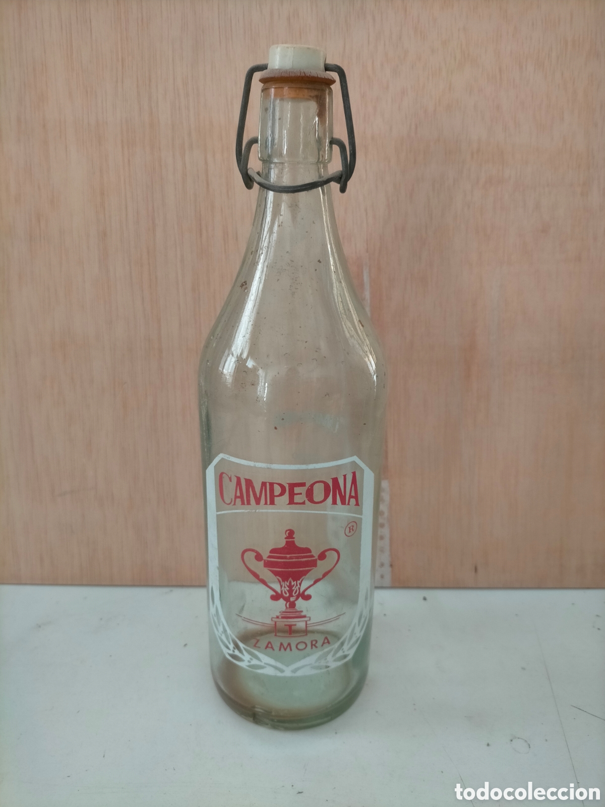 Botellas antiguas: Botella. Campeona. Zamora - Foto 1