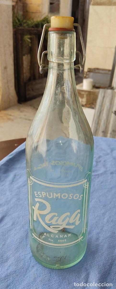 Botellas antiguas: ANTIGUA BOTELLA ESPUMOSOS RAGA DE ALCANAR TARRAGONA