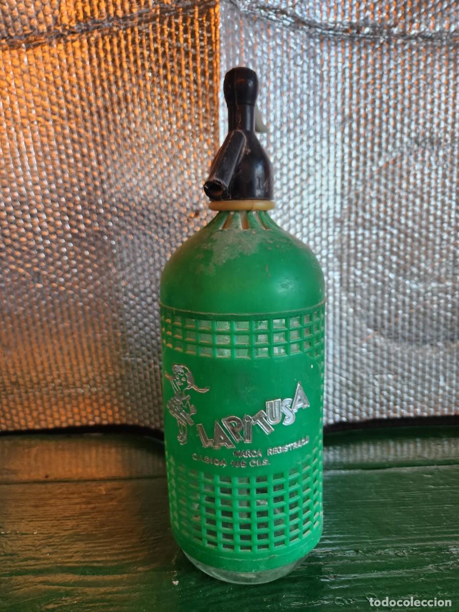 Botellas antiguas: Sif&oacute;n de la pitusa - Foto 1