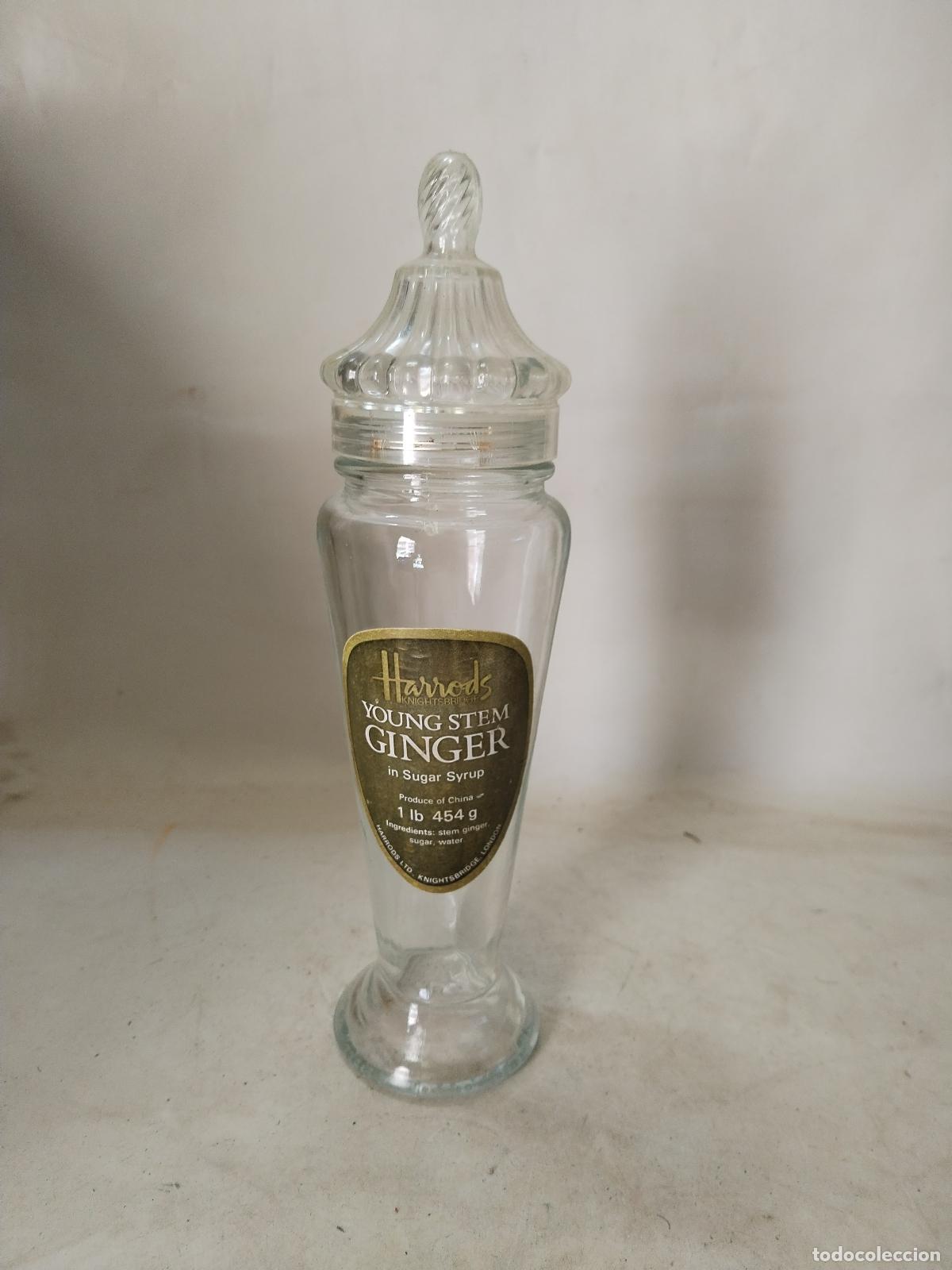 Botellas antiguas: botella harrods, young stem ginger- c119 - Foto 3