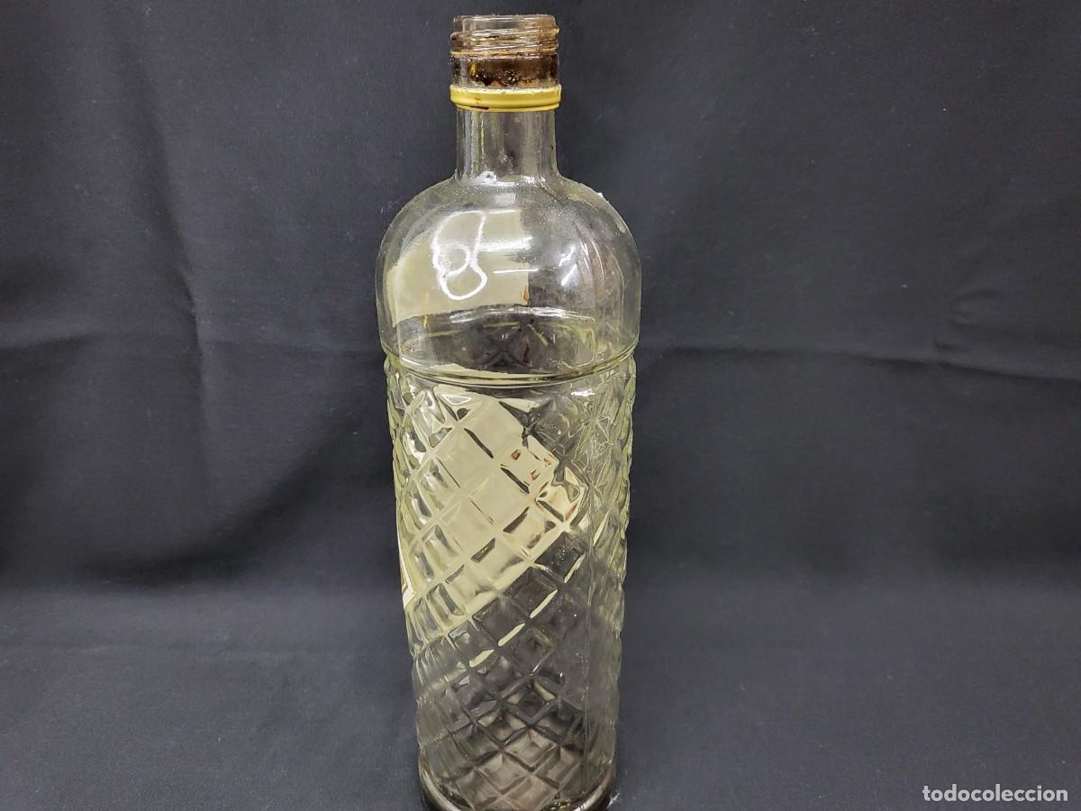 Botellas antiguas: BOTELLA VACIA DE PACHARAN ALAIZ , LAS CAMPANAS - Foto 4