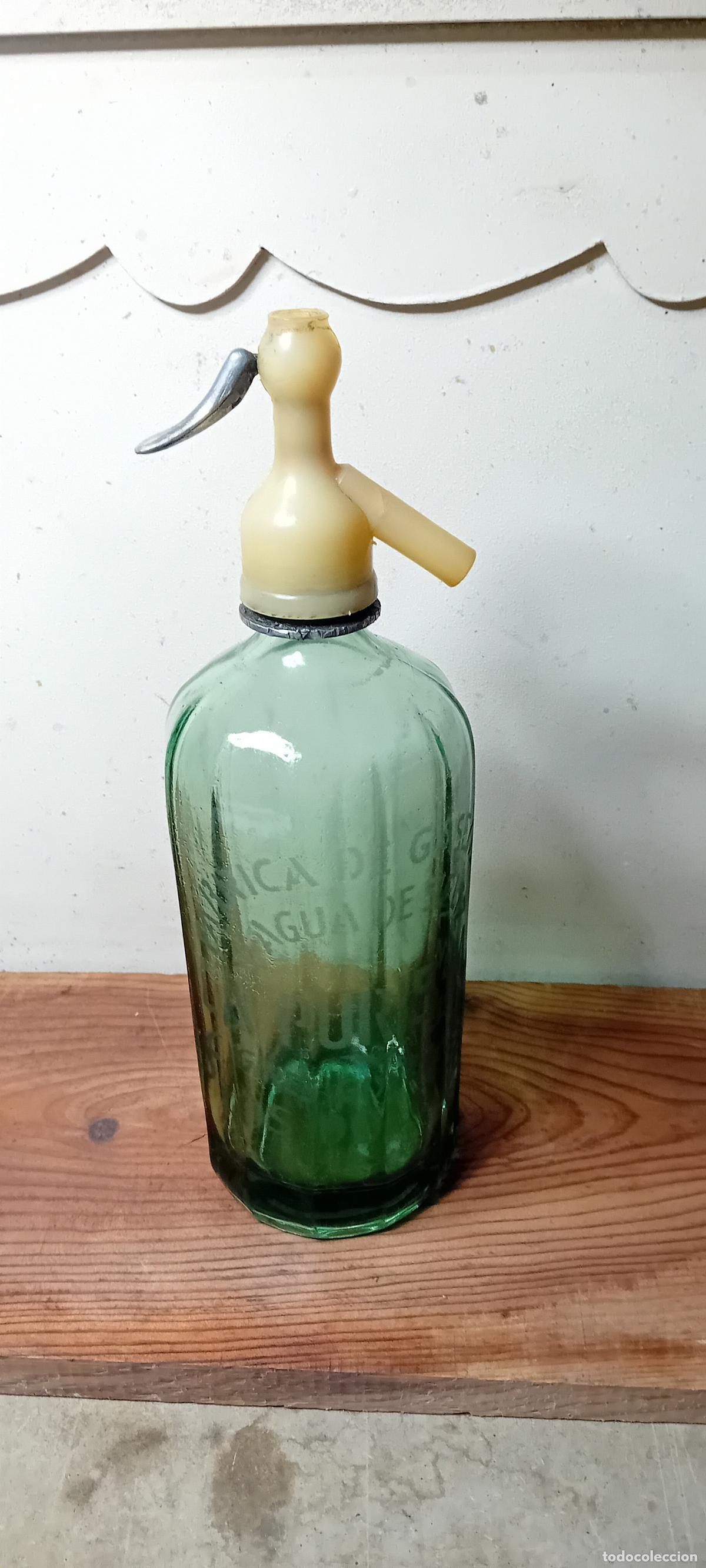 Botellas antiguas: SIF&Oacute;N LA PUR&Iacute;SIMA - LOS DOLORES - Foto 2