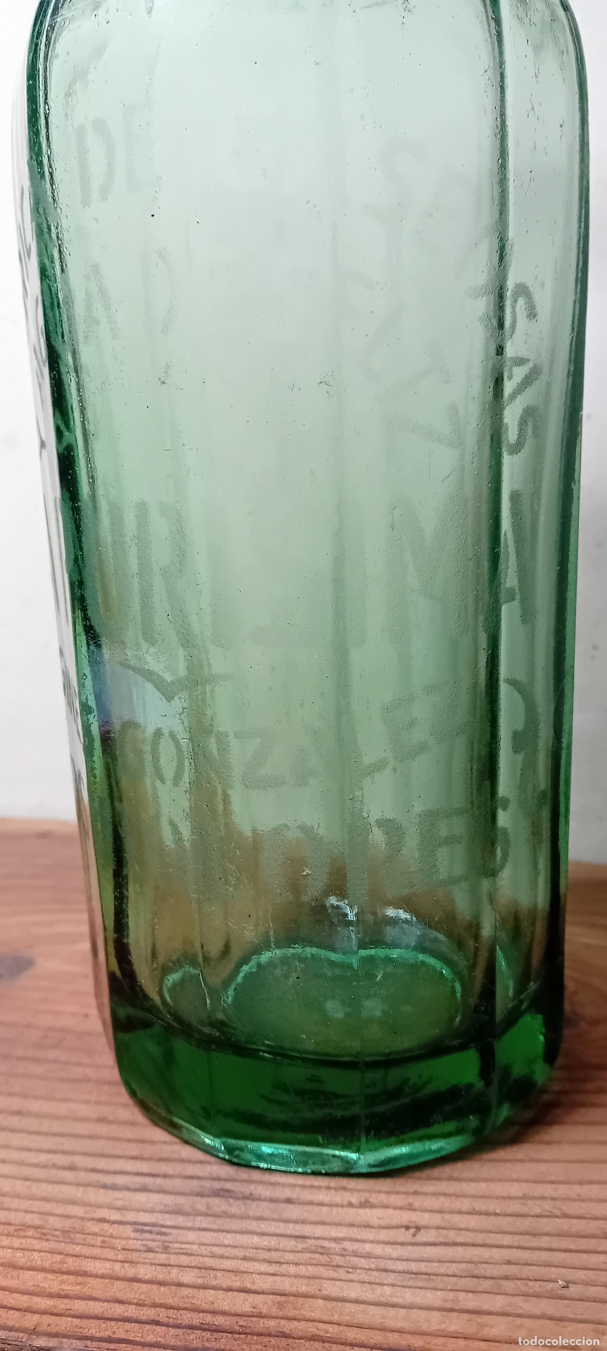 Botellas antiguas: SIF&Oacute;N LA PUR&Iacute;SIMA - LOS DOLORES - Foto 4
